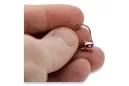 Amethyst Original Vintage 14K Rose Gold Earrings Vintage craft vec056r